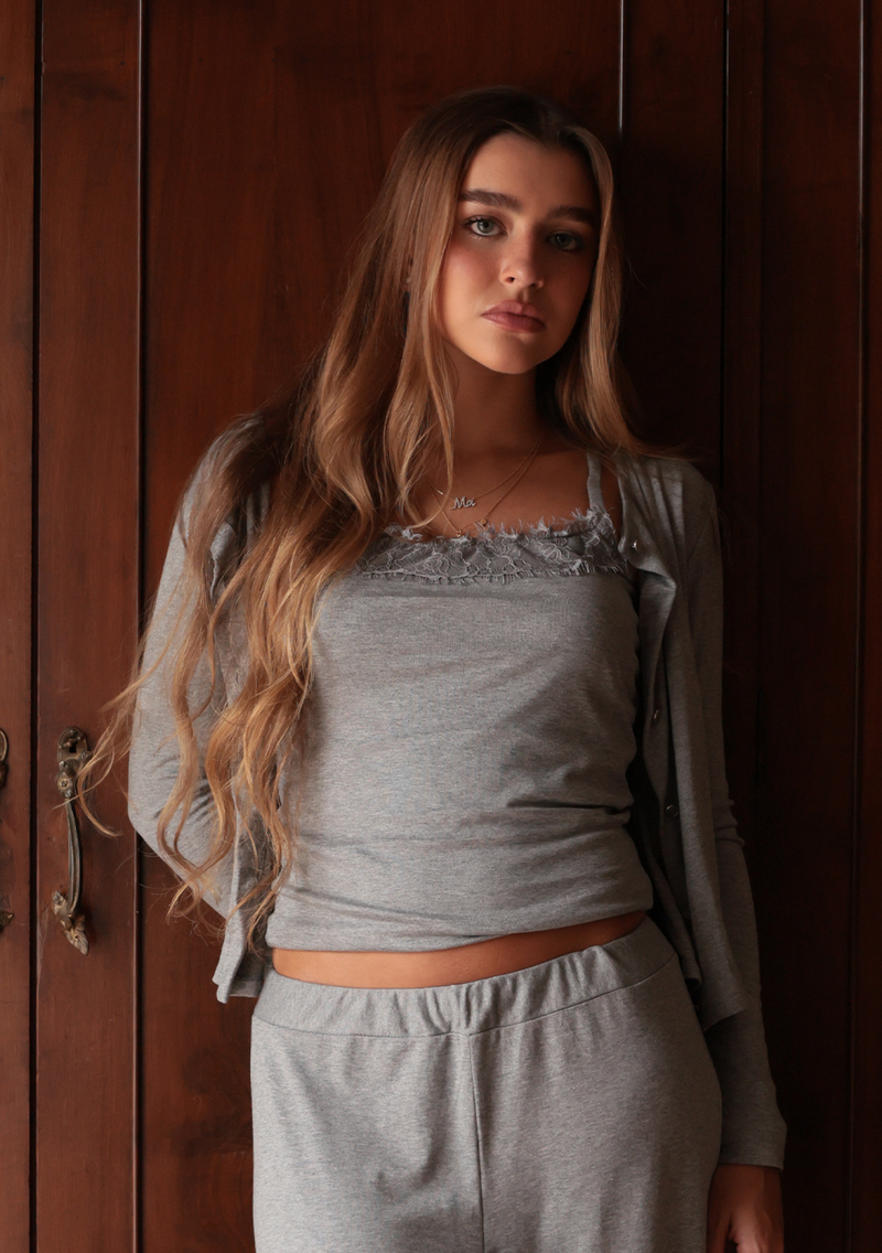 Casaco Comfy - Cinza