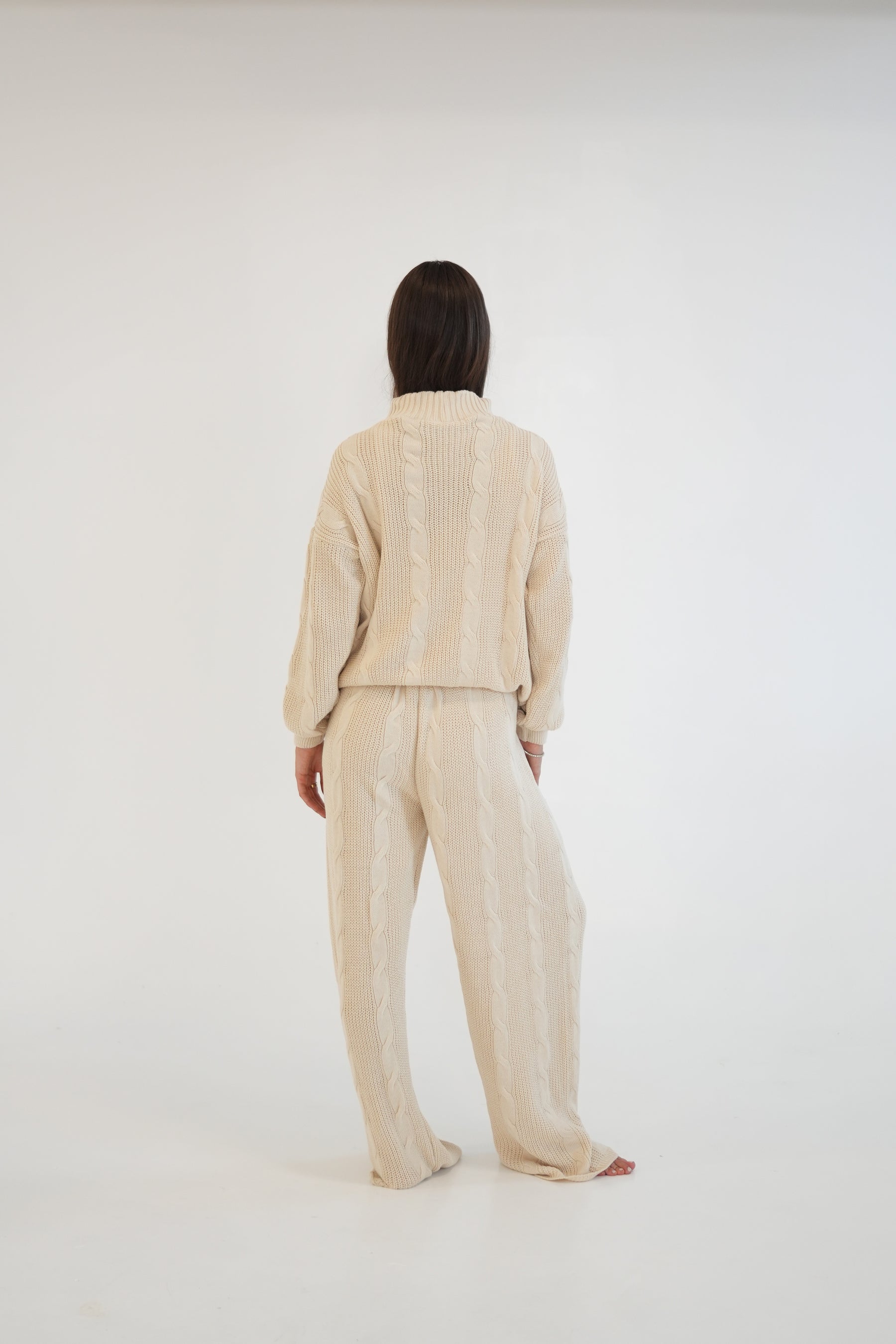 Conjunto Zip Up Areia