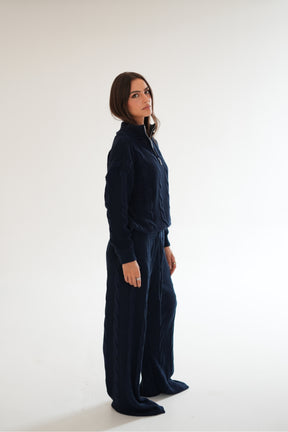 Conjunto Zip UP Marinho